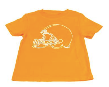 Mustard & Ketchup Kids Game Day Football Helmet Shirt - Kids on King