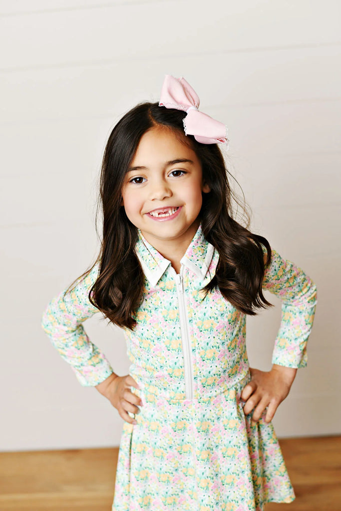 Swoon Tennis Dress in Bloom - Kids on King