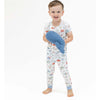 Angel Dear Sailor Sea Creatures Short Sleeve Lounge Wear Set - Kids on King