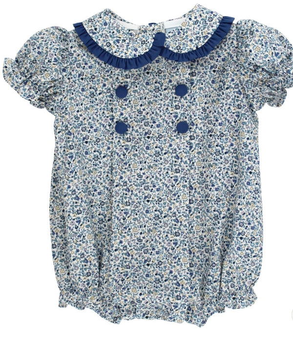 Bailey Boys Posh Posies Girl’s Bubble in Cornflower - Kids on King