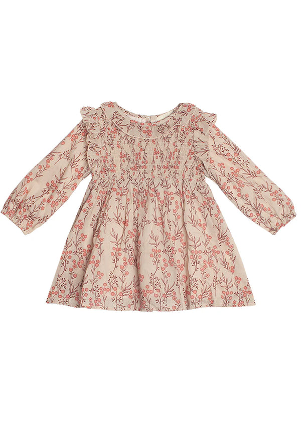 Mabel and Honey Autumn Floral Dress Long Sleeve - Kids on King