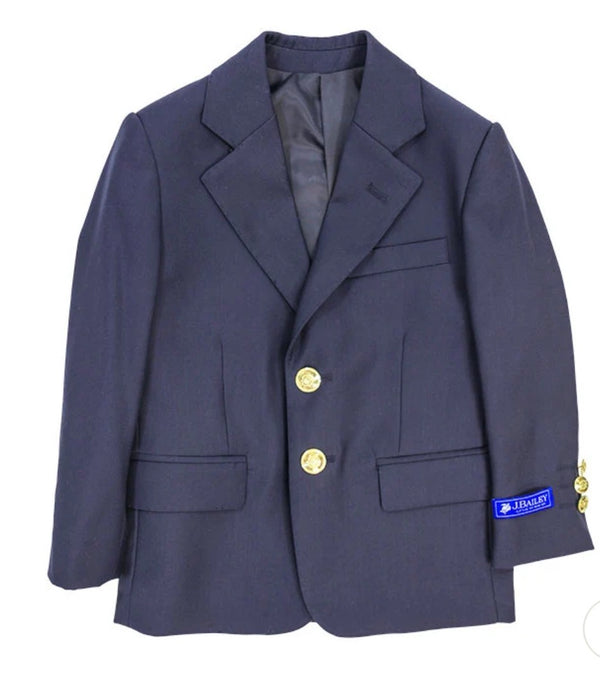 Bailey Boys Navy Blazer - Kids on King