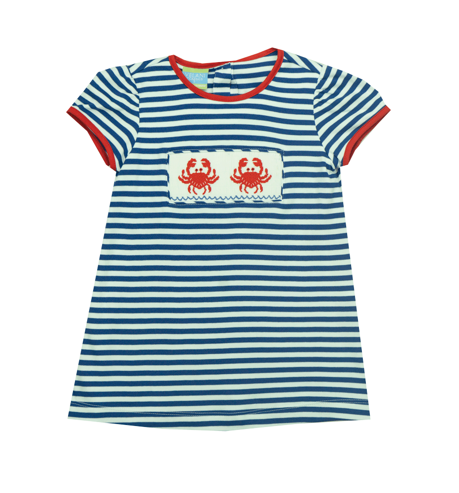 Anavini Crab Smocked Dress – Kids on King