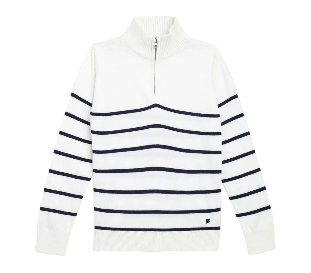 Pedal 1/4 Zip Sweater Stripe - Kids on King