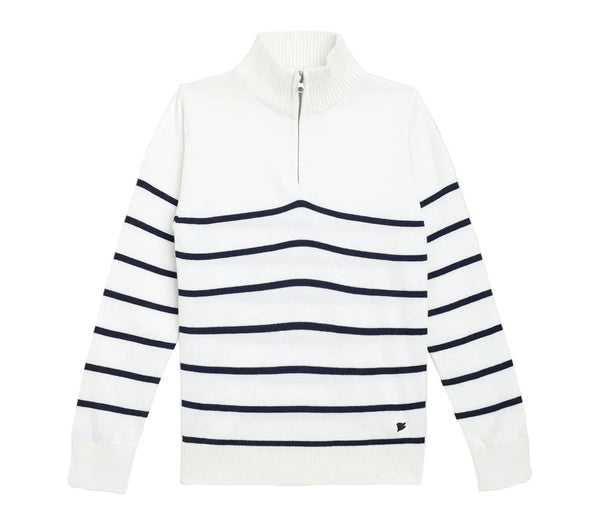 Pedal 1/4 Zip Sweater Stripe - Kids on King