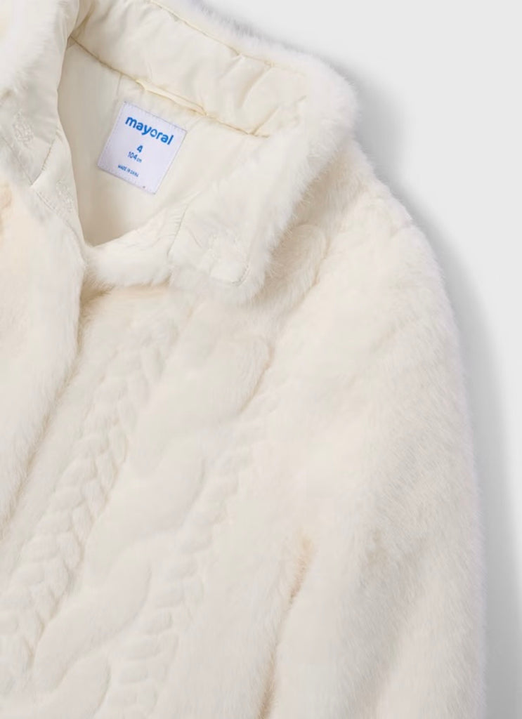 Mayoral Faux Fur Coat - Kids on King