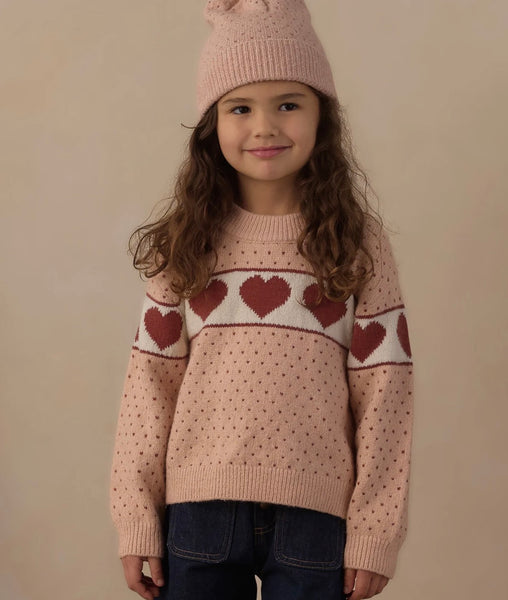 Rylee & Cru Reagan  Heart Sweater - Kids on King
