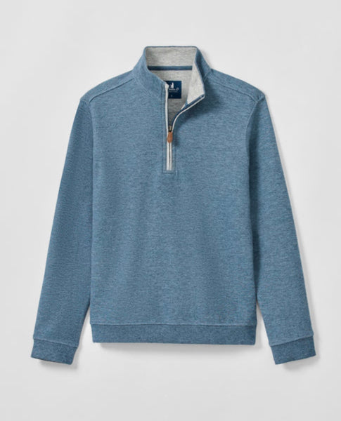Johnnie-O Sully Jr. 1/4 Zip Pullover in Bayou - Kids on King