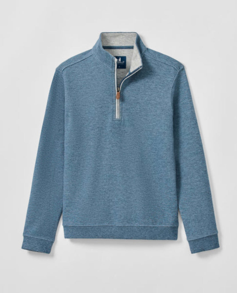 Johnnie-O Sully Jr. 1/4 Zip Pullover in Bayou - Kids on King