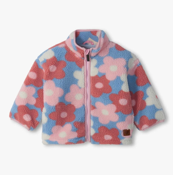 Hatley Faux Flower Sherpa Jacket - Kids on King