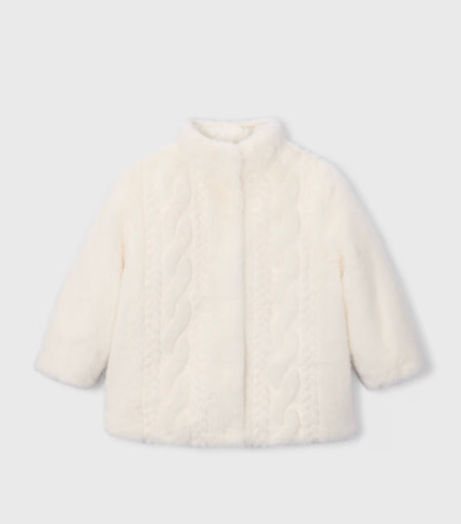 Mayoral Faux Fur Coat - Kids on King
