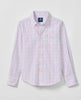 Johnnie- O Performance Button Down Paddock Shirt in Porto Pink - Kids on King