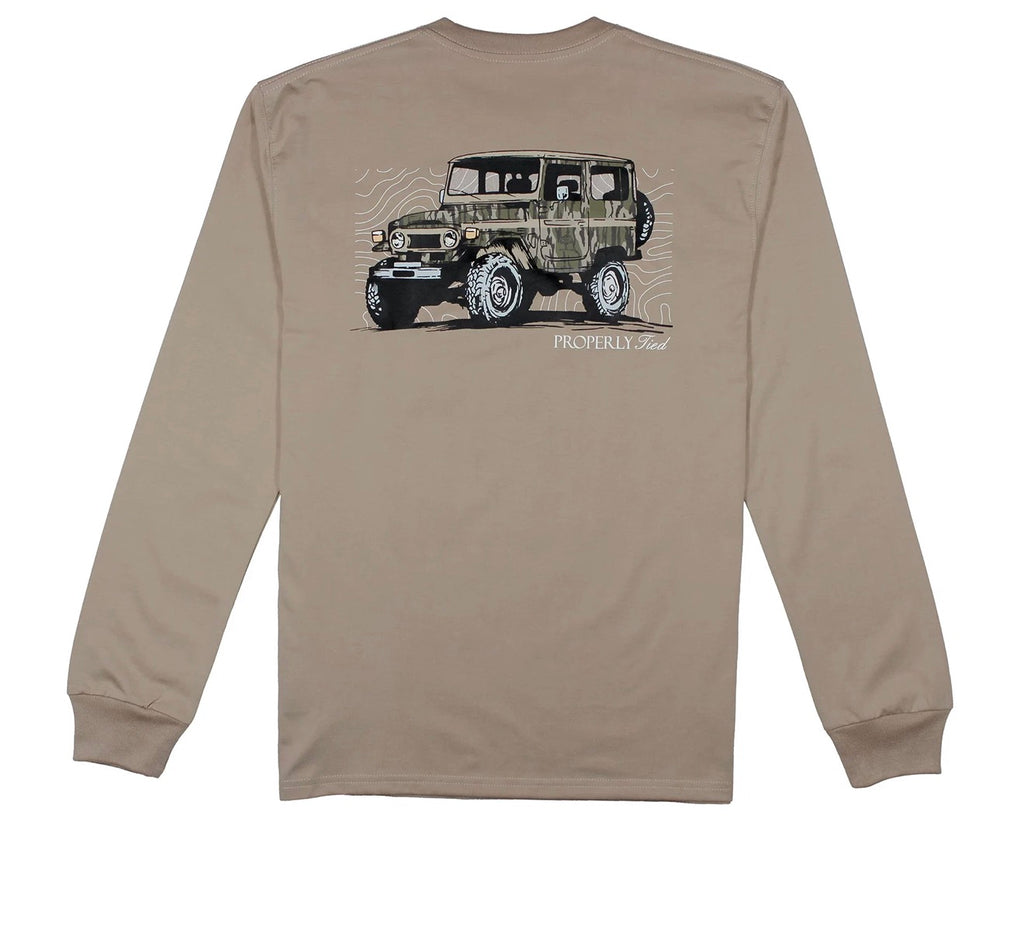 Properly Tied Mossy Oak Topo Cruiser L/S shirt - Kids on King