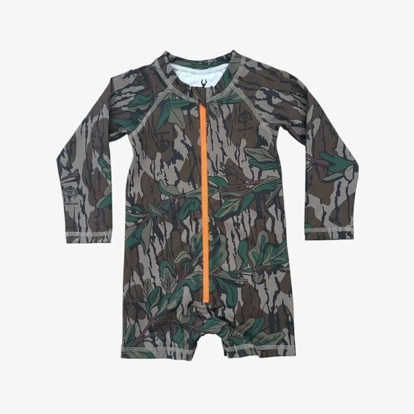 Velvet Fawn Huck Swimsuit in Mossy Oak - Kids on King