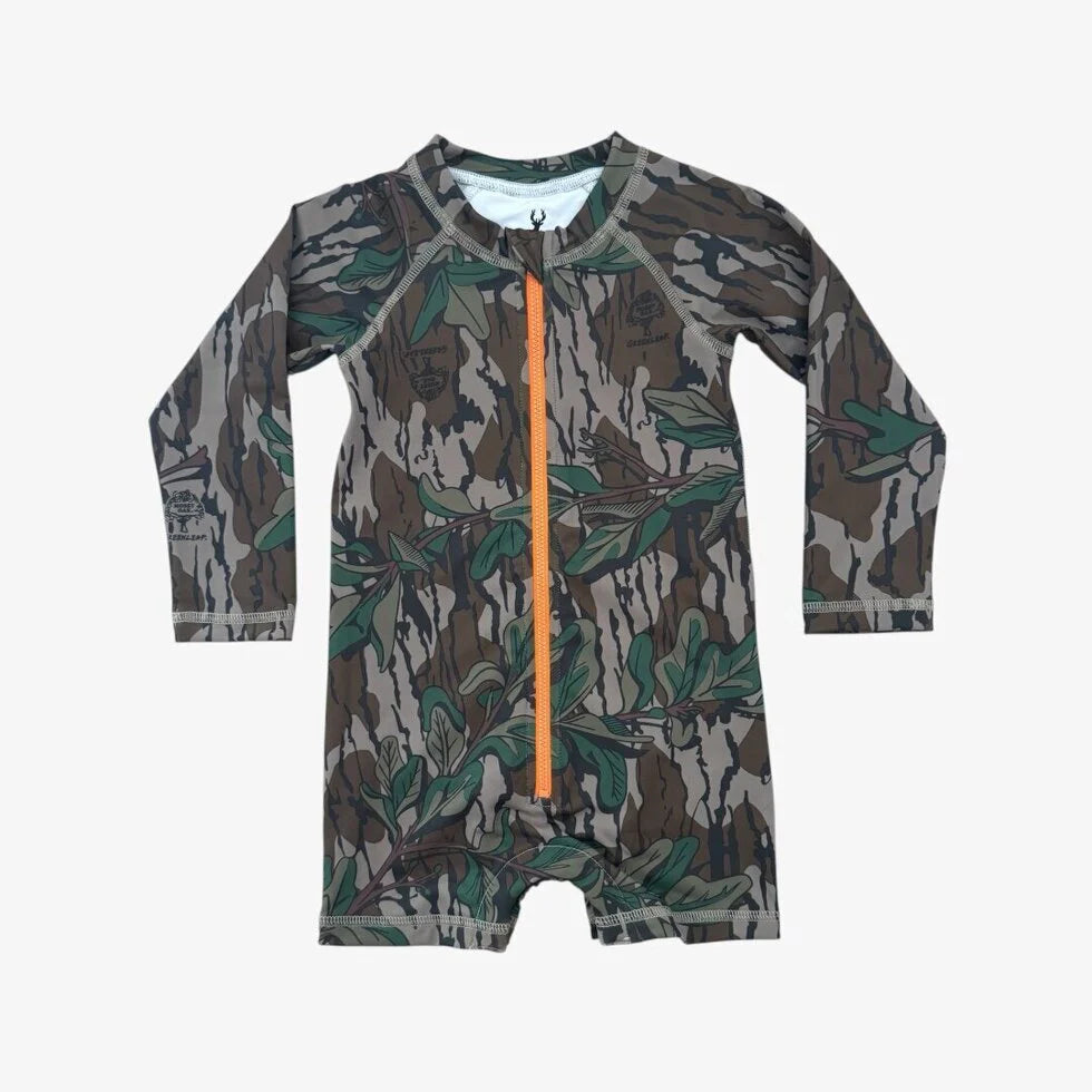 Velvet Fawn Huck Swimsuit in Mossy Oak - Kids on King