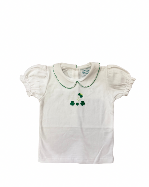 Kids on King Shamrock Moonstitch Blouse - Kids on King