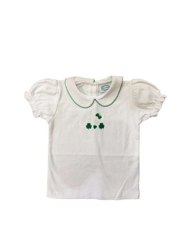 Kids on King Shamrock Moonstitch Blouse - Kids on King