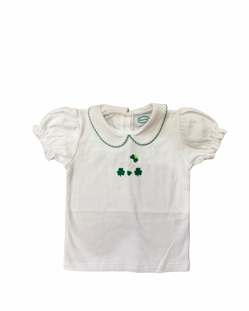Kids on King Shamrock Moonstitch Blouse - Kids on King