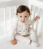 Magnolia Baby Crabby Cove Zip Footie in Dusty Rose - Kids on King