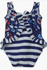 Flap Happy UPF 50+ Stella Infant Ruffle Swimsuit in Seagull Shores - Kids on King