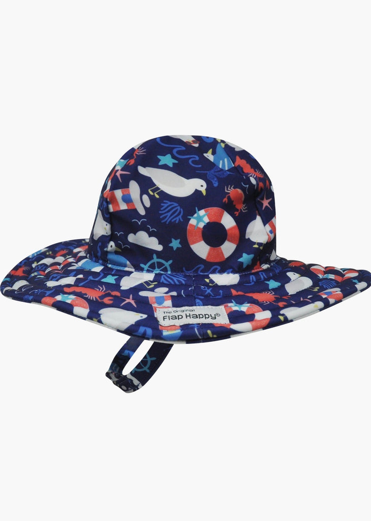 Flap Happy UPF 50+ Floppy Hat Seagull Shores - Kids on King