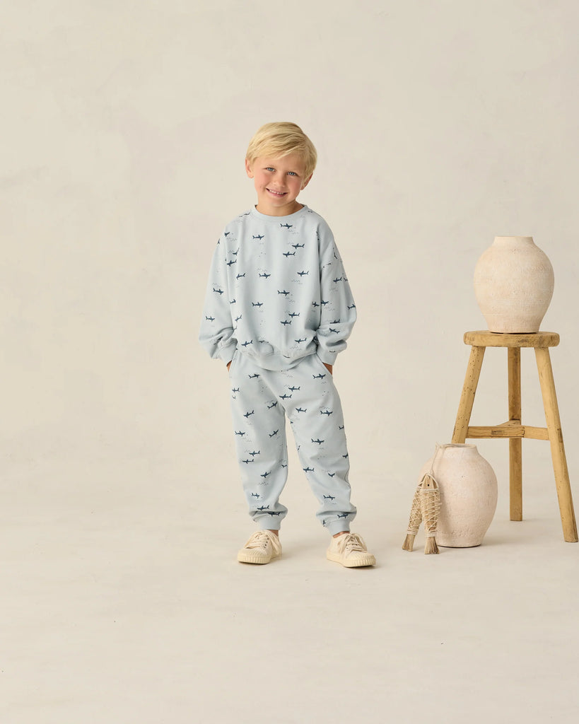 Rylee & Cru Shark Sweatpants - Kids on King