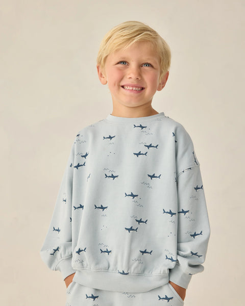 Rylee & Cru Shark Sweatshirt - Kids on King