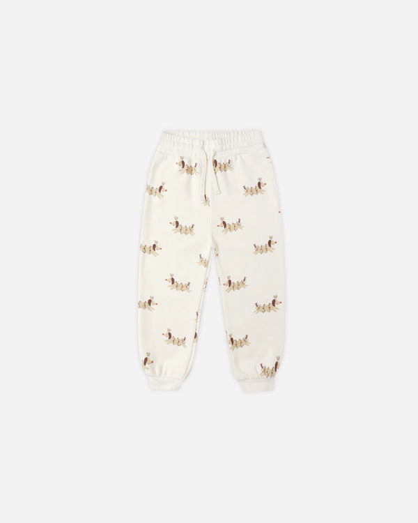 Rylee & Cru Christmas Dogs Jogger Pant