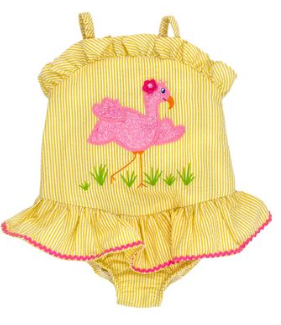 The Bailey Boys Yellow Seersucker Swimsuit