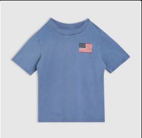 Pedal Organic Flag Tee - Kids on King