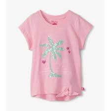Hatley Summer Palm Tie Front Tee - Kids on King