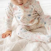 Magnolia Baby Dust Rose Crabby Cove Footie Sleeper - Kids on King