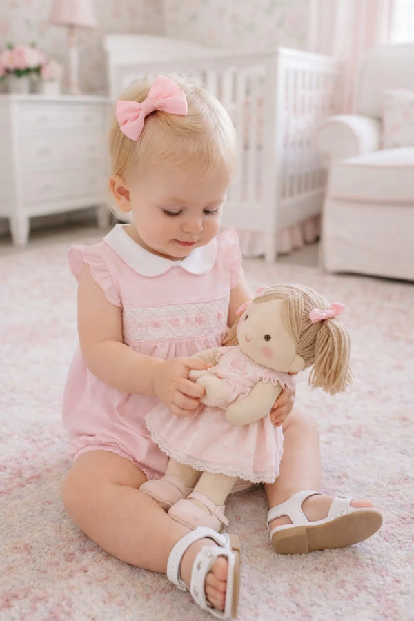 Little Threads Pink Bows Romper - Kids on King