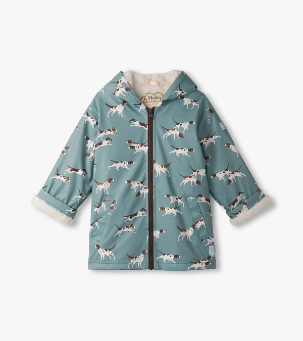 Hatley Sherpa Lined Rain Jacket - Kids on King