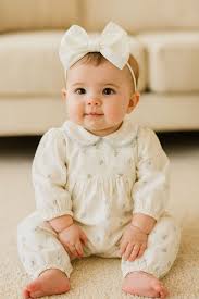 Little Threads Dainty Blue Flowers Romper - Kids on King