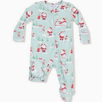 Angel Dear Golfing Santa Footie - Kids on King