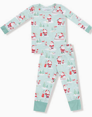 Angel Dear Golfing Santa & Elves Loungewear - Kids on King