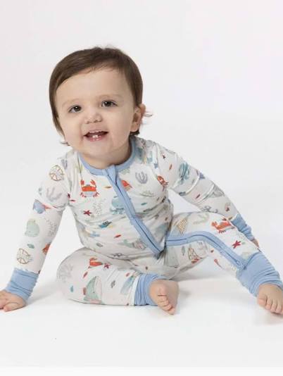 Angel Dear Sea Creature Convertible Romper - Kids on King