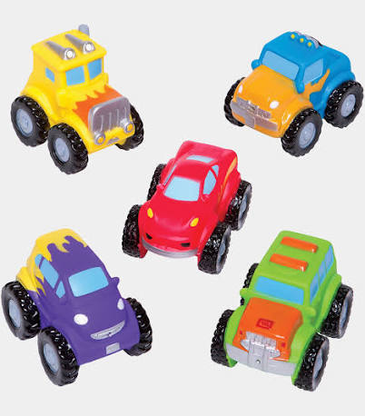 Elegant Baby Monster Truck Party Squirties - Kids on King