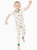 Angel Dear 2 PC Short Sleeve Loungewear Set in Duck print - Kids on King