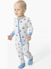Angel Dear Blue Sailboat Convertible Romper - Kids on King