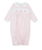 Magnolia Baby Pink Smocked Bunny Layette Gown - Kids on King