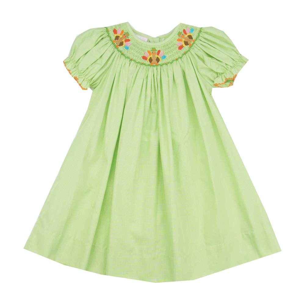 Petit Bebe Smocked Turkey Longall – Kids on King