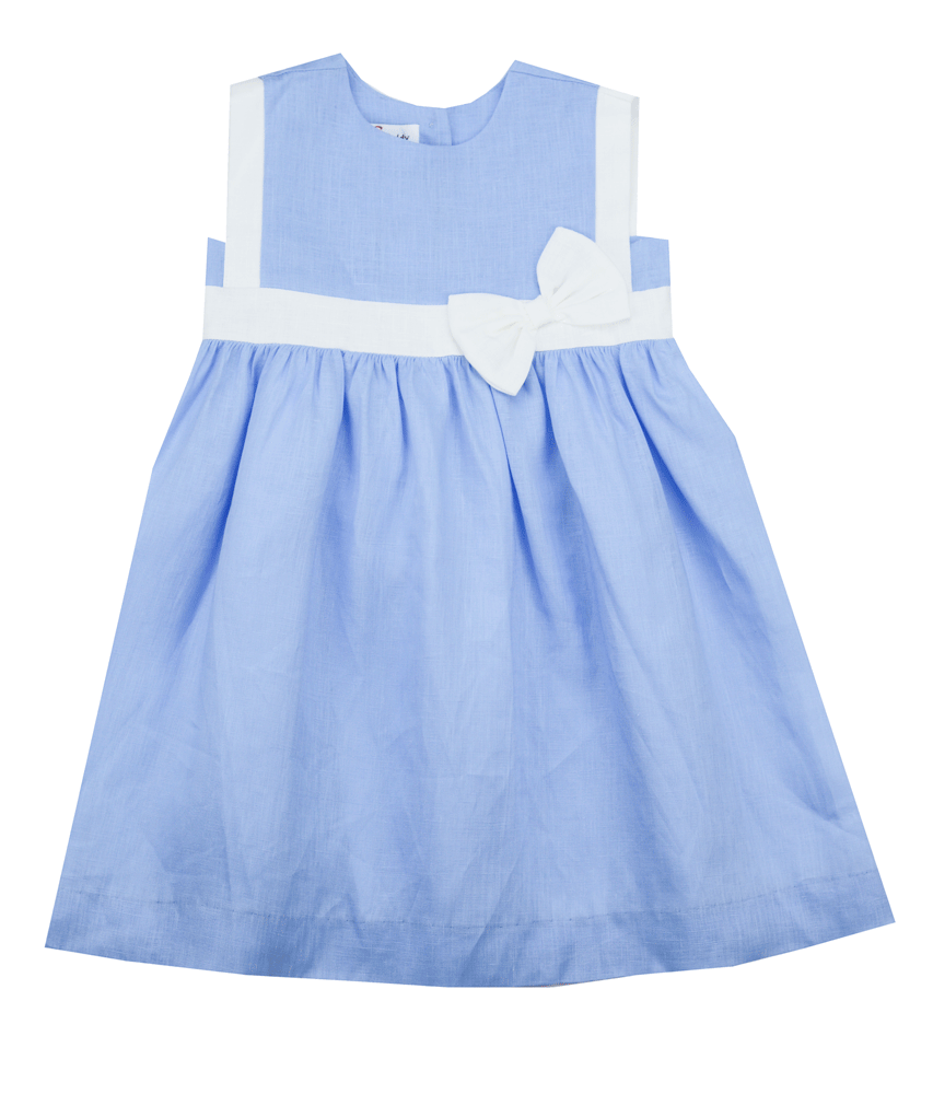 Jack & Teddy Blue Linen Dress Jack & Teddy Blue Linen Dress