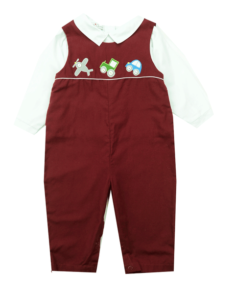 Petit Ami Two Piece On The Move Applique Longall - Kids on King