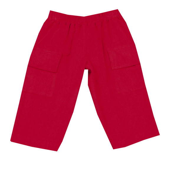 Monday's Child by Vive La Fete Red Corduroy Pull On Pants - Kids on King