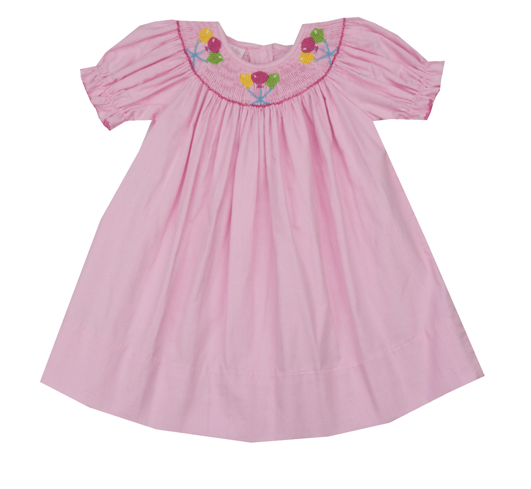 smocked birthday dress 2t Birthday Girl Smocked Pink Beverly Dress by Classic Whimsy - Girls Dresses