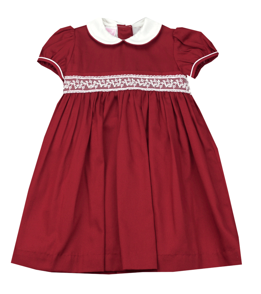 Will Beth Red and Ivory Dress Will Beth Red and Ivory Dress
