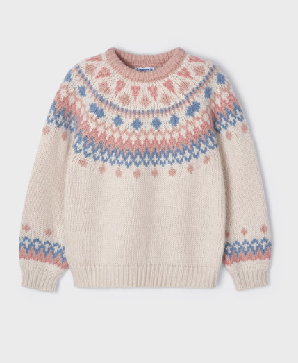 Mayoral Jacquard Sweater