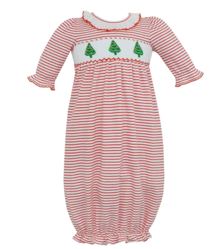 Petit Bebe Smocked Knit Christmas Footie Kids on King Petit Bebe Smocked Knit Christmas Footie Kids on King